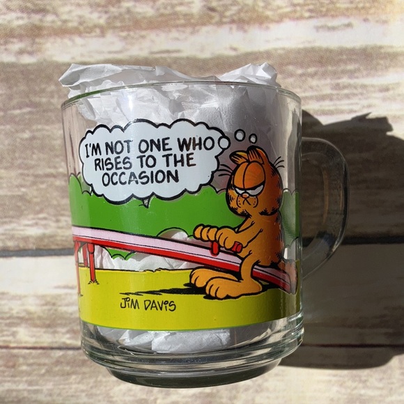 Garfield Glass Coffee Mug 1978 Collectible Vintage - Picture 5 of 5